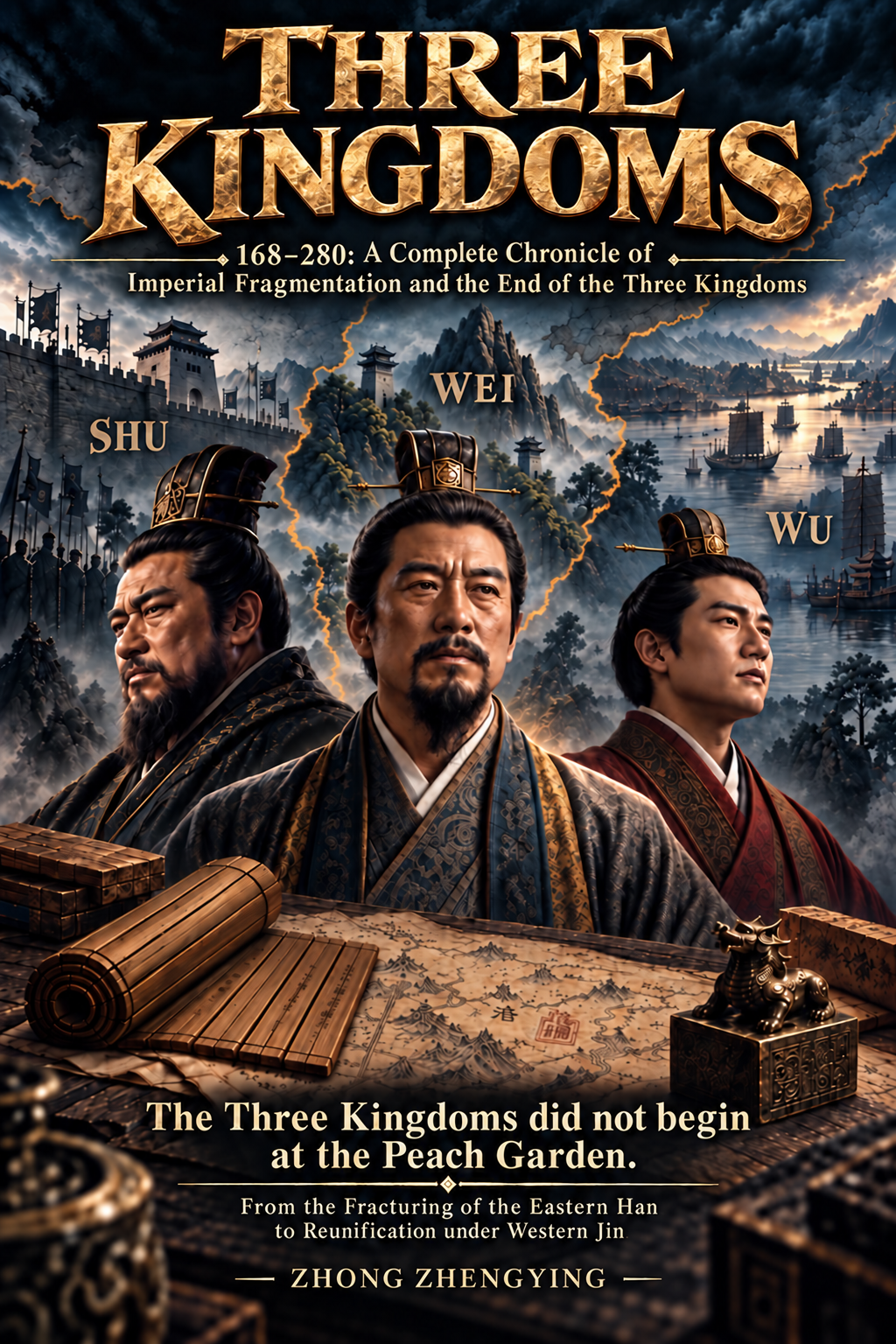 Three Kingdoms, 168–280 · English · Ebook Cover